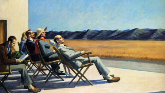 People in the Sun Edward Hopper Wallpaper People in the Sun