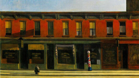 Early Sunday Morning Edward Hopper Wallpaper