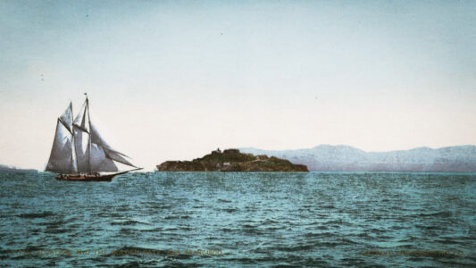 Detroit Photographic Company Schooner Alcatraz Island Detroit Photographic Company Schooner Alcatraz Island
